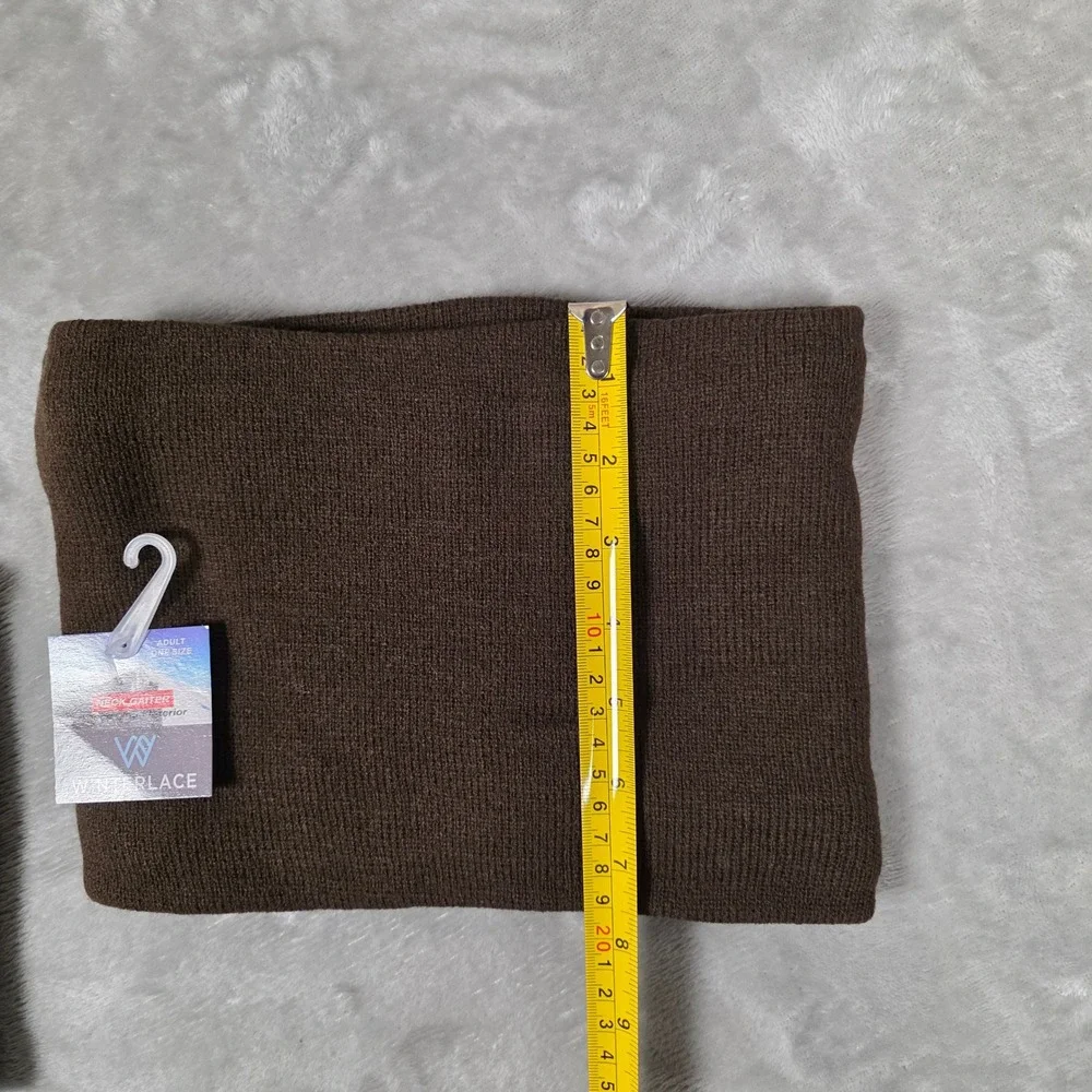 Winterlace‎ Neck Gaiter Fleece Lined Knit Warmer Adult One Size Multi New
